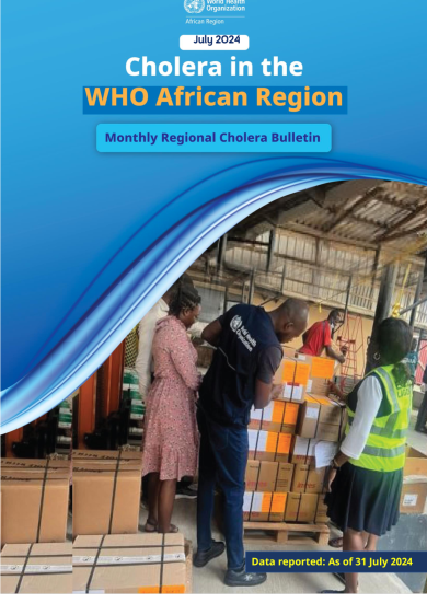 Monthly Regional Cholera Bulletin: July 2024